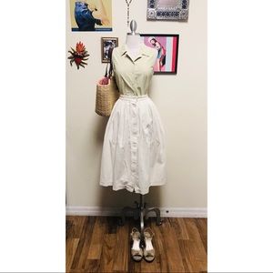 Westbound corduroy swing skirt